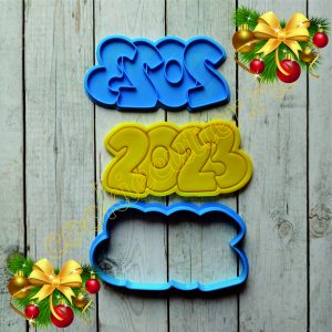 Вырубка + штамп «2023»