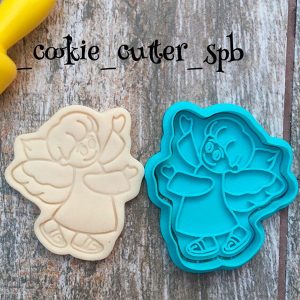 Вырубка + штамп "Ангел"