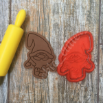 Вырубка + штамп «Гном в шапке»