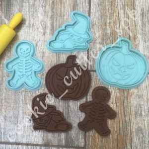 Набор вырубок со штампами "Хэллоуин"