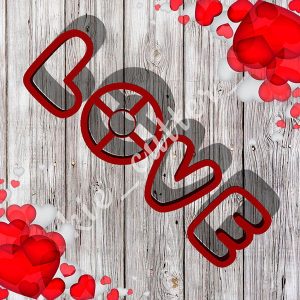 Набор вырубок “Love”
