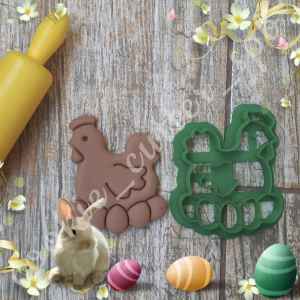 Неразборная форма "Курочка с яйцами"