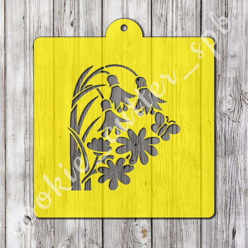 Трафарет “Цветы”