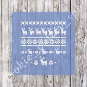 Трафарет "Фон новогодний №6"