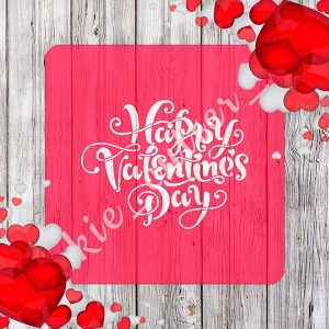 Трафарет "Happy Valentines Day №2"