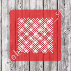 Трафарет "Геометрический №51 "Клетка""