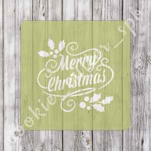 Трафарет "Merry Christmas №3"