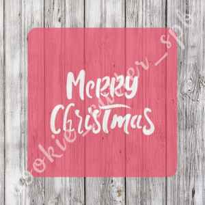 Трафарет "Merry Christmas №3"