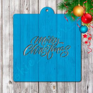 Трафарет “Merry Christmas №3”