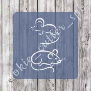 Трафарет "Мыши"