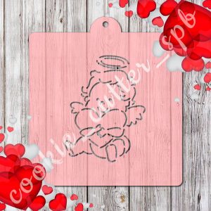 Трафарет + вырубка "Амурчик"