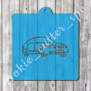 Трафарет + вырубка "BMW"