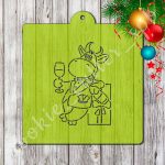 Трафарет + вырубка "Бык №3"