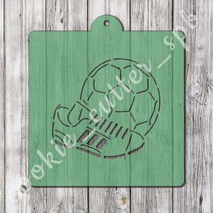 Трафарет + вырубка "Футбол"