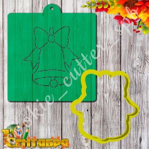 Трафарет + вырубка "Колокольчик"