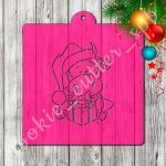 Трафарет + вырубка "Корова №3"