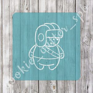 Трафарет + вырубка "Танкист"