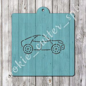 Трафарет + вырубка "Машинка"