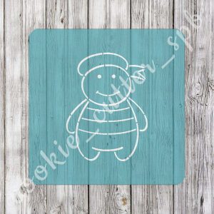 Трафарет + вырубка "Морячок"