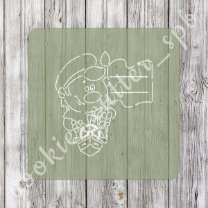 Трафарет + вырубка "Моряк"