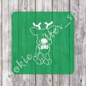 Трафарет + вырубка "Олень №3"