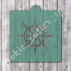 Трафарет + вырубка "Штурвал"