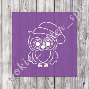 Трафарет + вырубка "Сова"