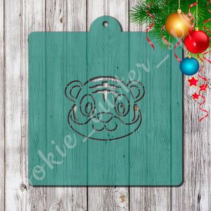 Трафарет + вырубка "Тигрёнок №7"