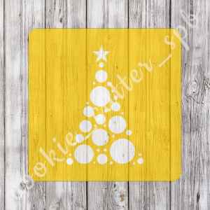 Трафарет + вырубка "Ёлка №7"