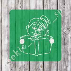 Трафарет + вырубка "Студентка"