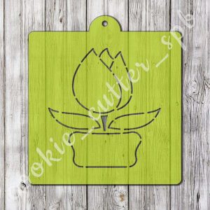 Трафарет “Тюльпан”