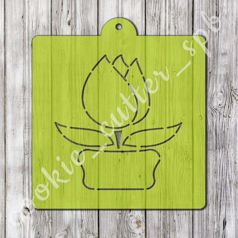 Трафарет “Тюльпан”