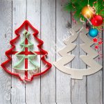 Вырубка для торта "Ёлка"