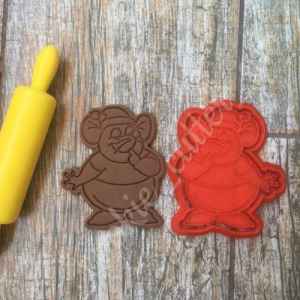 Вырубка + штамп "Мышонок №3"