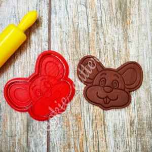 Вырубка + штамп "Мышонок №4"