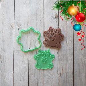 Вырубка со штампом "Бычок"