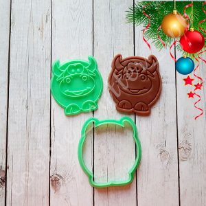 Вырубка + штамп "Бычок №2"