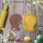 Вырубка + штамп "Цыплёнок с яйцом"