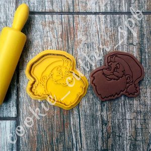 Вырубка со штампом "Дед Мороз"