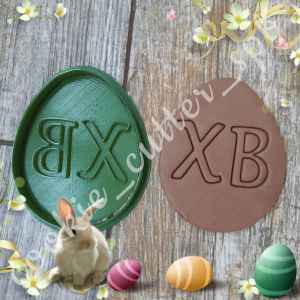 Вырубка со штампом Пасхальное яйцо №3