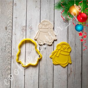 Вырубка со штампом "Пингвин"