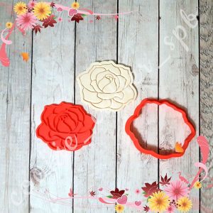 Вырубка со штампом "Роза"