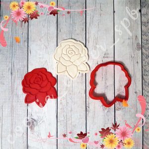 Вырубка со штампом "Роза №3"