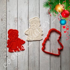 Вырубка со штампом "Снегурочка"