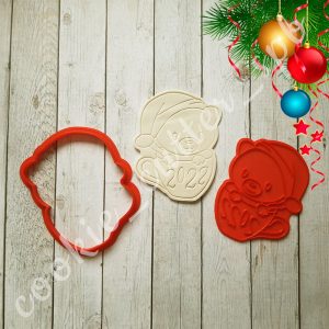 Вырубка со штампом "Тигренок в кружке"