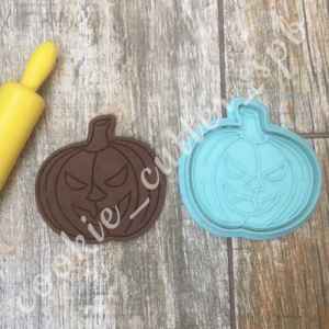 Вырубка + штамп "Тыква"