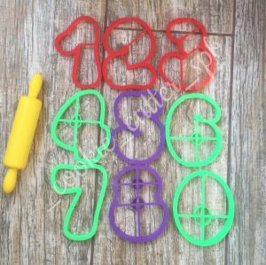 Вырубки Цифры. Набор №2